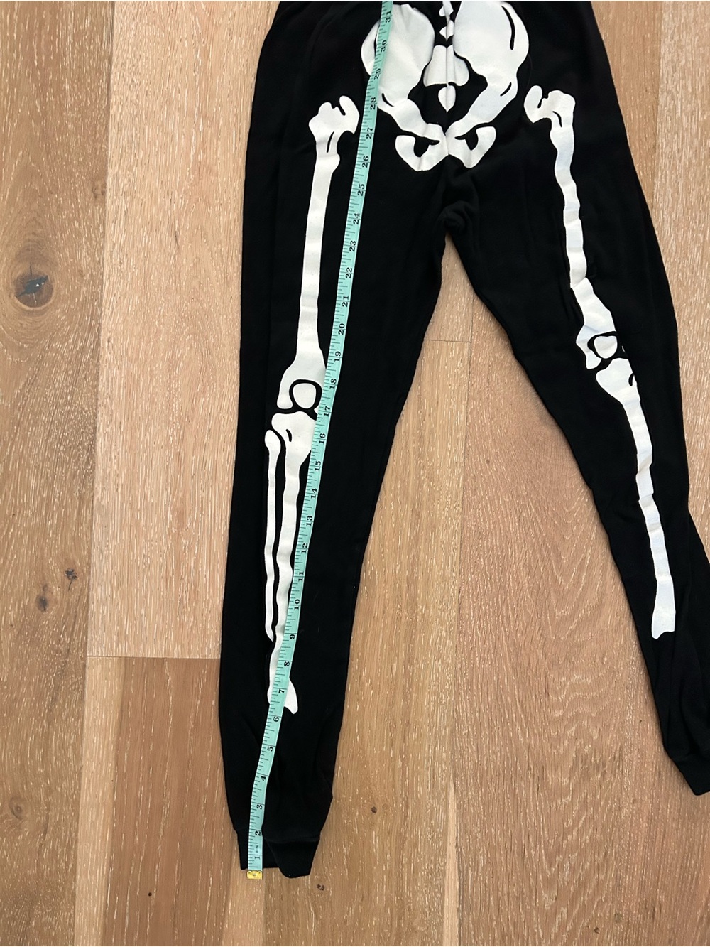 Black Skeleton Kids Costume Pajama Set - Skeleton Design - Picture 5 of 10